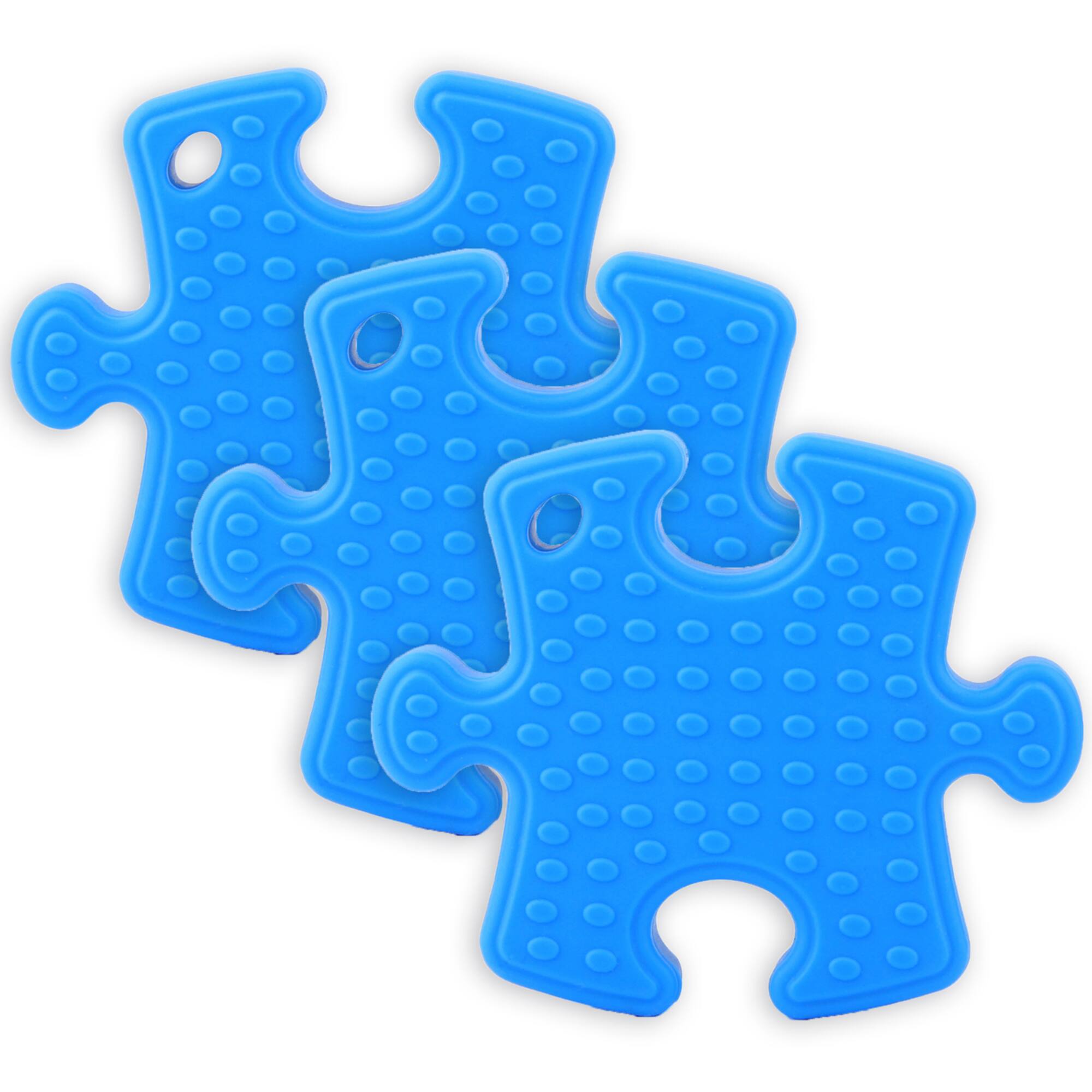 The Pencil Grip Puzzle Piece Teether, 3ct.